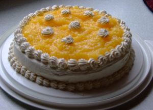 single layer pineapple cake